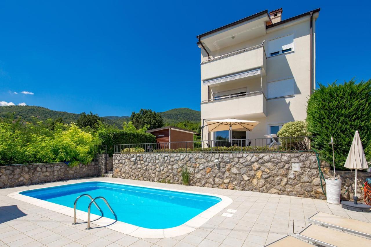Pool Apartment Maurina Opatija With Sea View Ičići Екстериор снимка