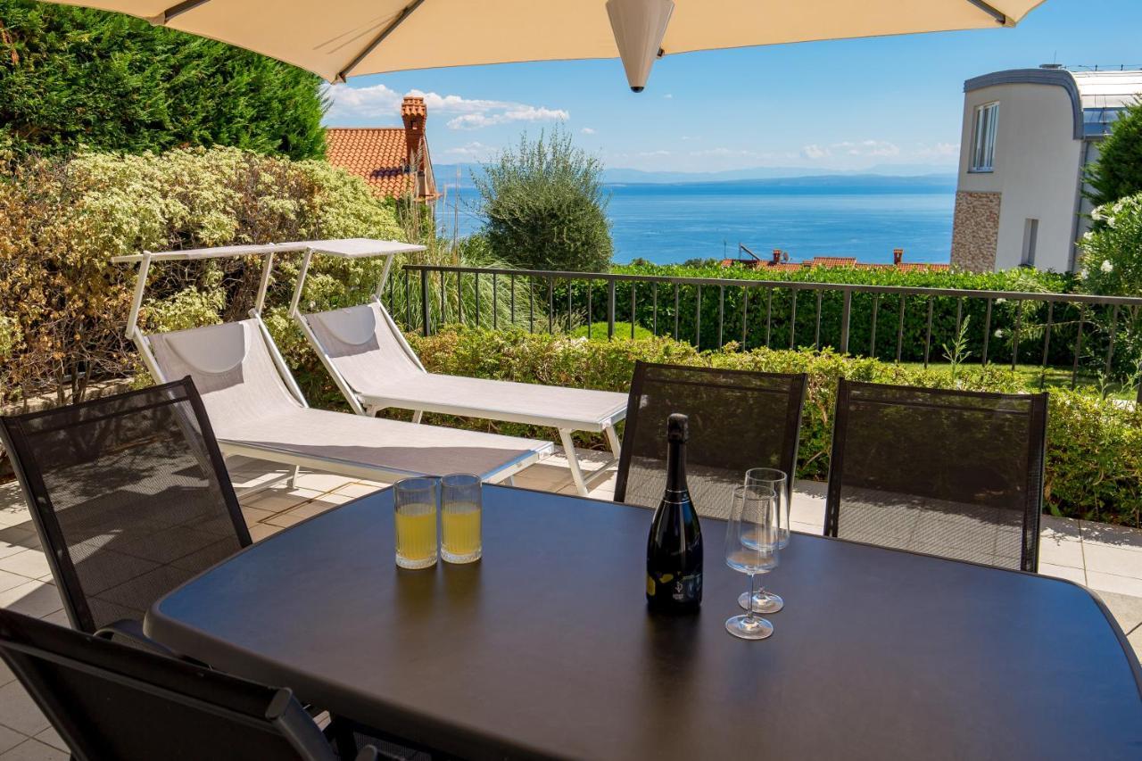 Pool Apartment Maurina Opatija With Sea View Ičići Екстериор снимка