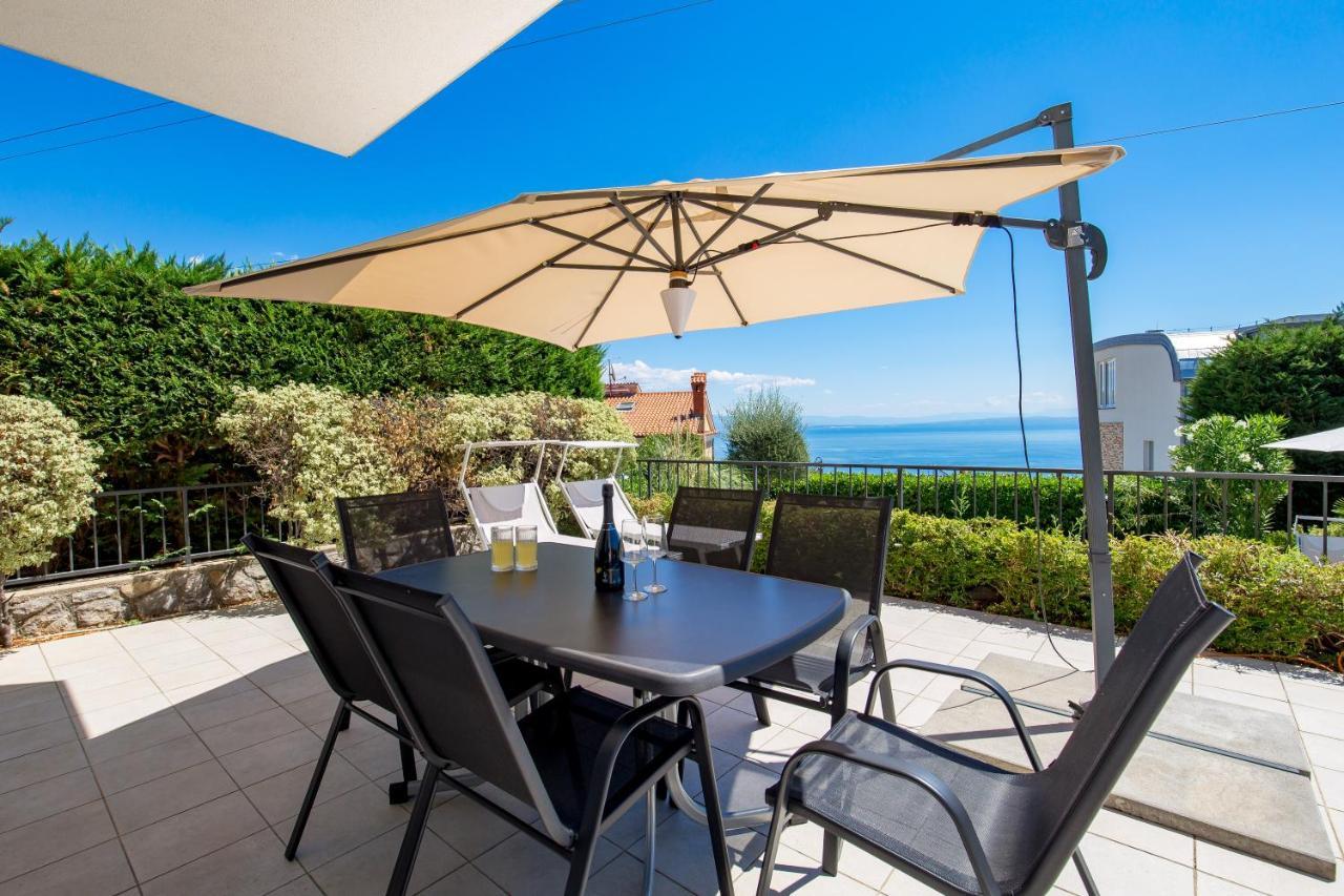 Pool Apartment Maurina Opatija With Sea View Ičići Екстериор снимка