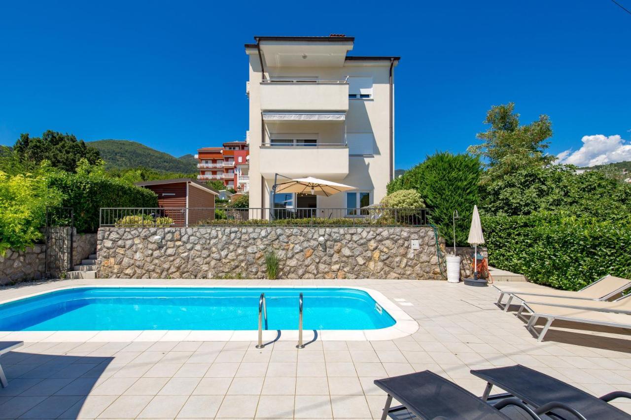 Pool Apartment Maurina Opatija With Sea View Ičići Екстериор снимка